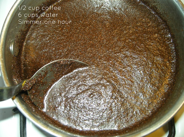 coffee dyeing
