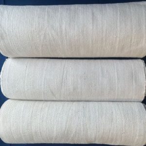 Handwoven Hemp-Cotton Herringbone Twill