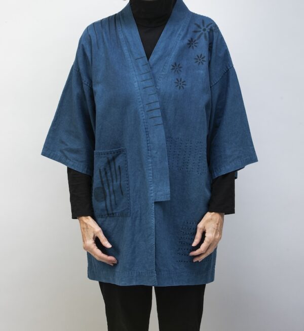 The Studio Coat: Indigo Dyed and Hand Stitched with Jody Alexander - July 24 - 27 - Image 5