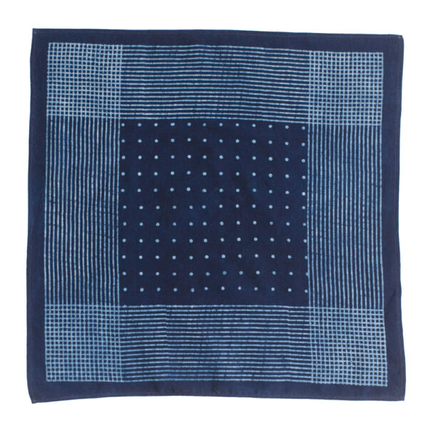 Ajrak Bandanas in Indigo, Madder and Iron - Image 5