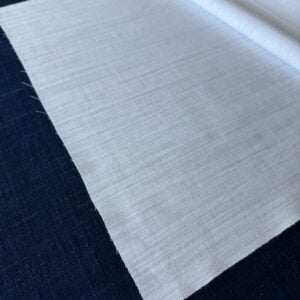 Japanese Narrow Width Cotton Fabric - Vertical Slub Stripe
